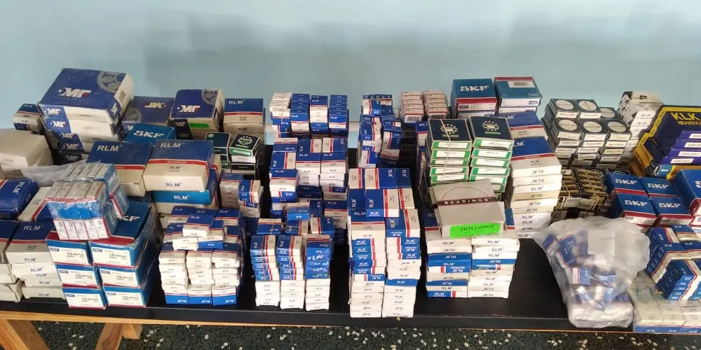 Productos en exhibición